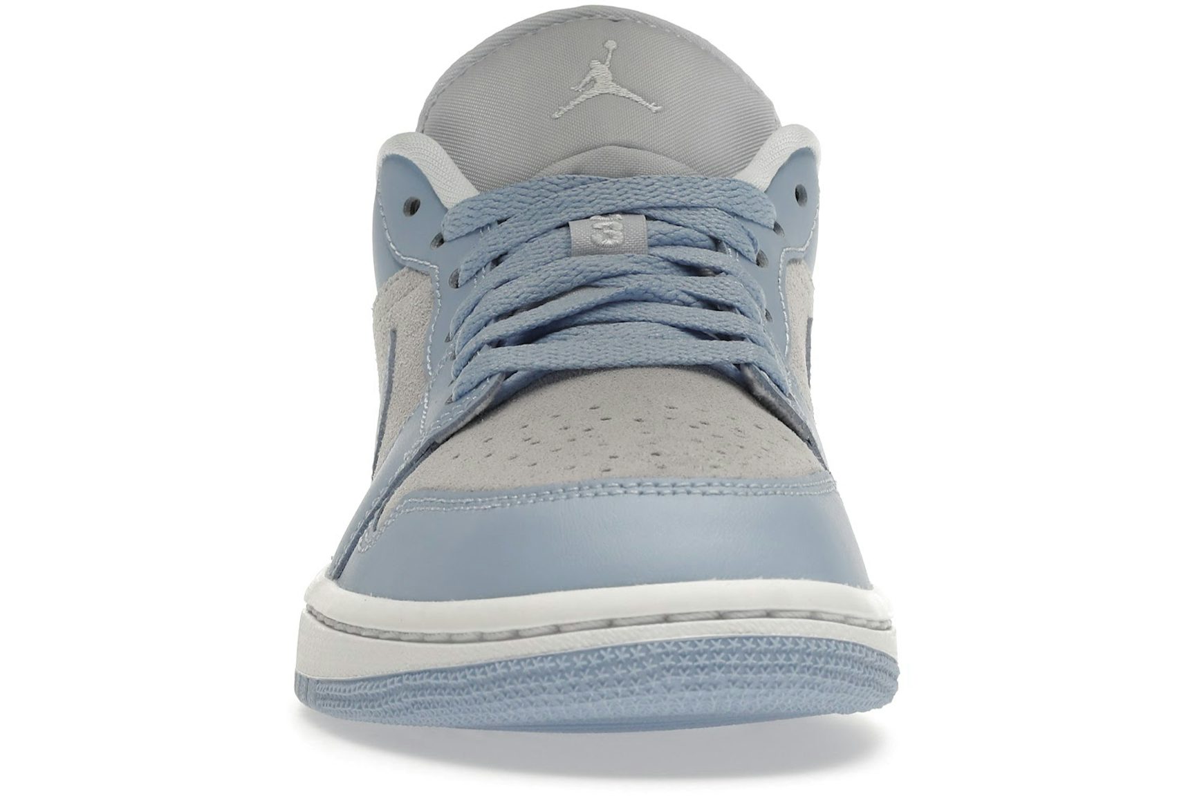 Jordan 1 Low Football Grey Aluminum (Women's)-2