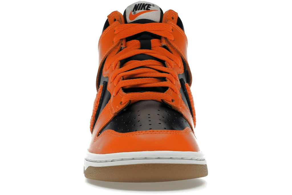 Nike Dunk High Retro Chenille Swoosh Safety Orange-2