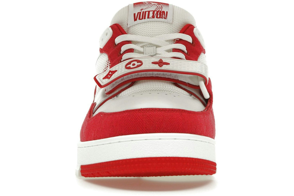 Louis Vuitton Trainer Red Monogram Denim