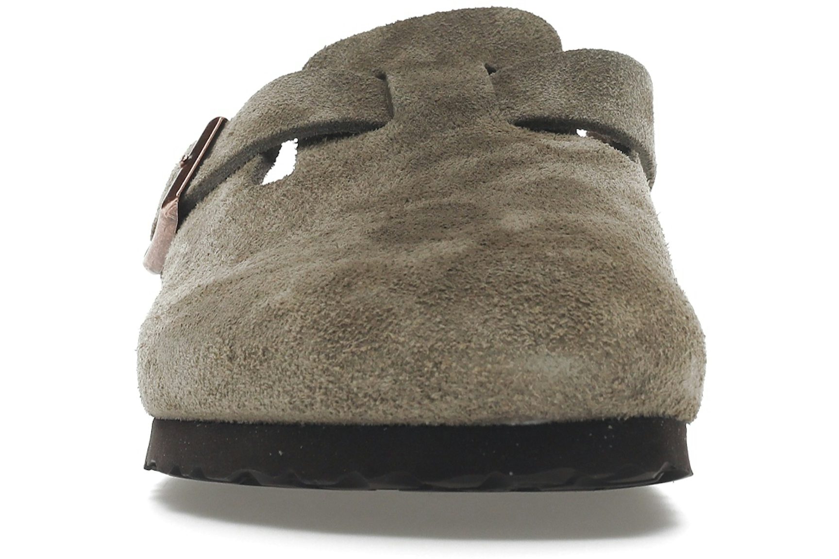 Birkenstock Boston Soft Footbed Suede Taupe (Narrow Fit)-2