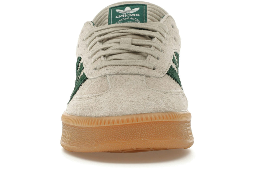 adidas Samba XLG Putty Grey Collegiate Green-2