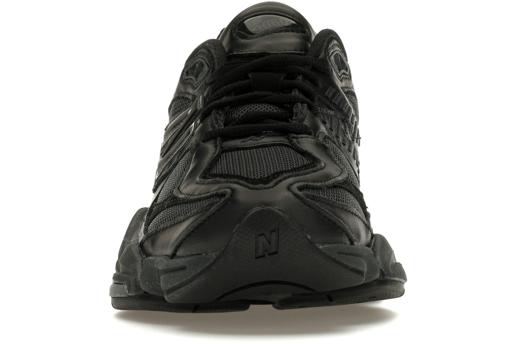 New Balance 9060 Triple Black Leather-2