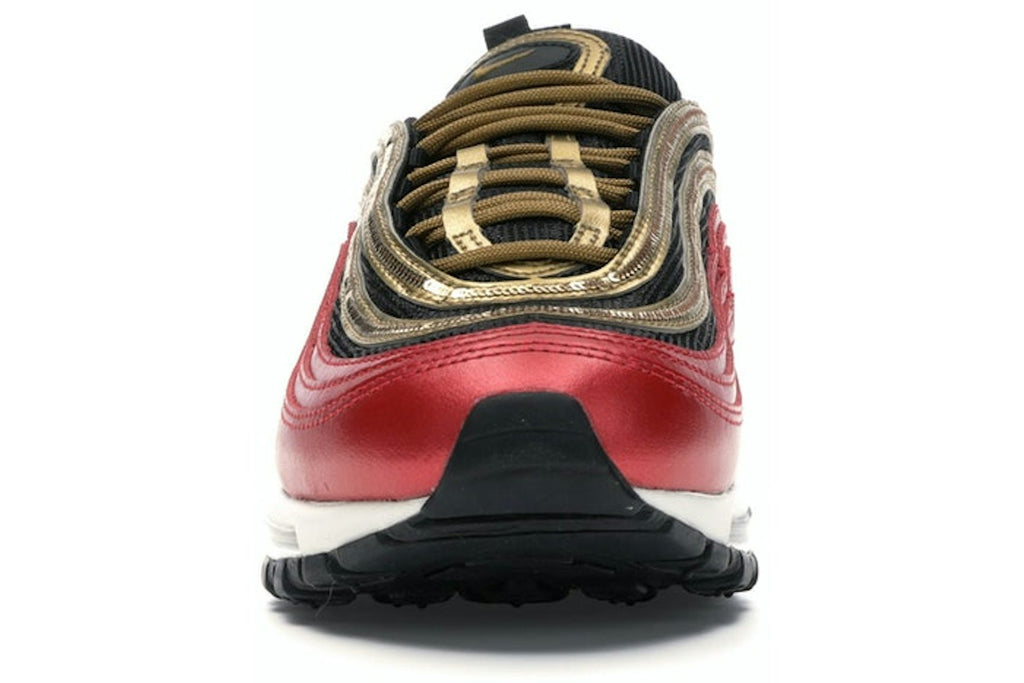 Nike Air Max 97 Red Gold Sequin (Women's)-2