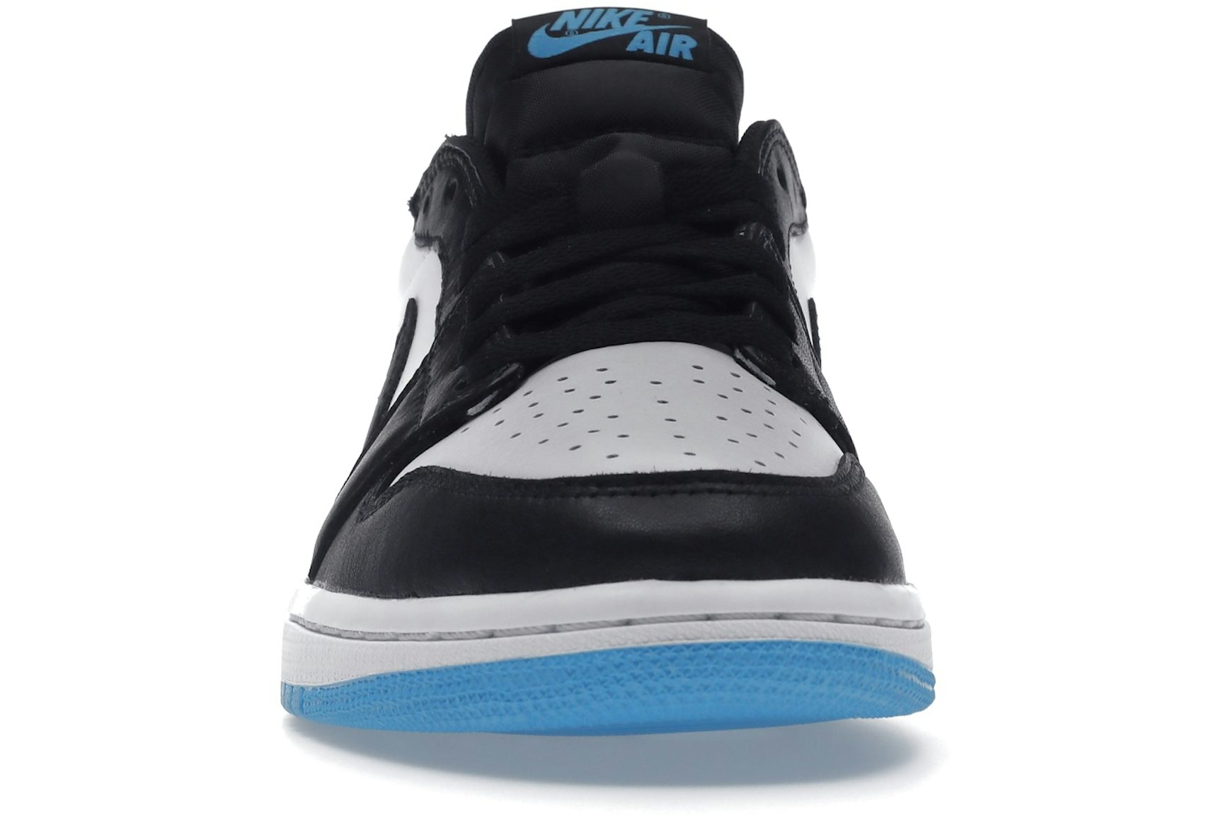Jordan 1 Retro Low OG Black Dark Powder Blue (Women's)-2