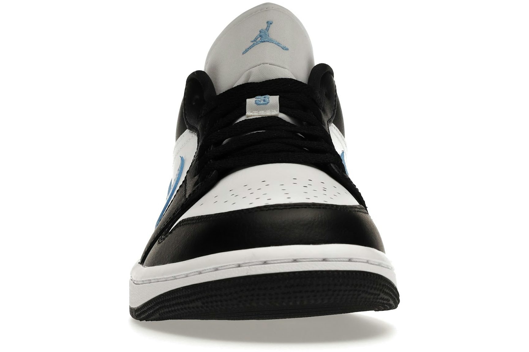 Jordan 1 Low Black University Blue White (Women's)-2