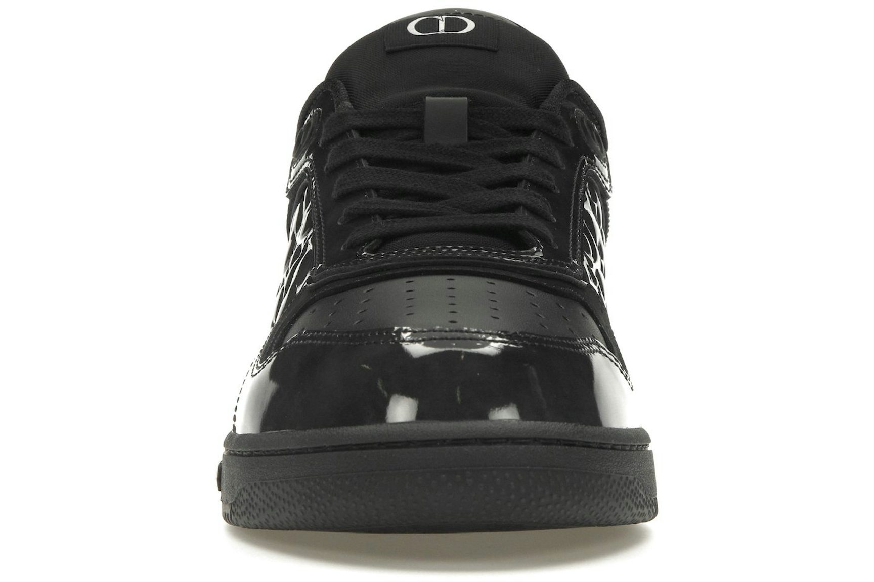 Dior B27 Low Black Patent Dior Oblique Gravity Embossed-2