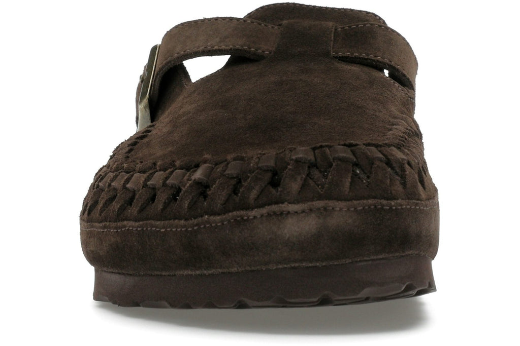 Birkenstock Boston Braided Suede Kith Mocca-2