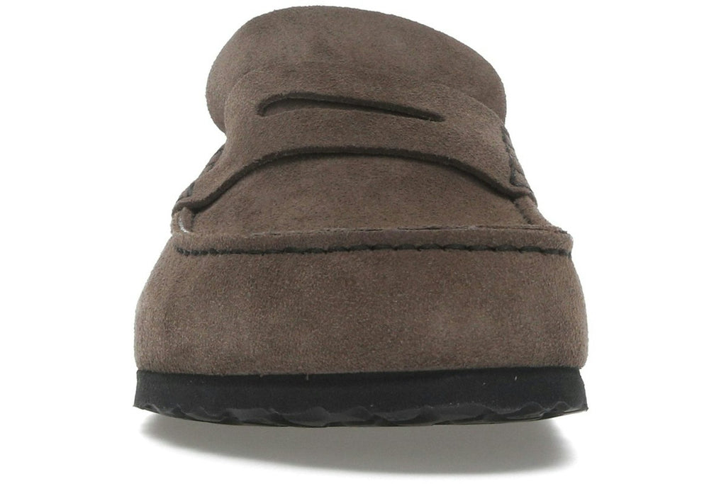 Birkenstock Naples Wrapped Suede Leather Concrete Grey-2