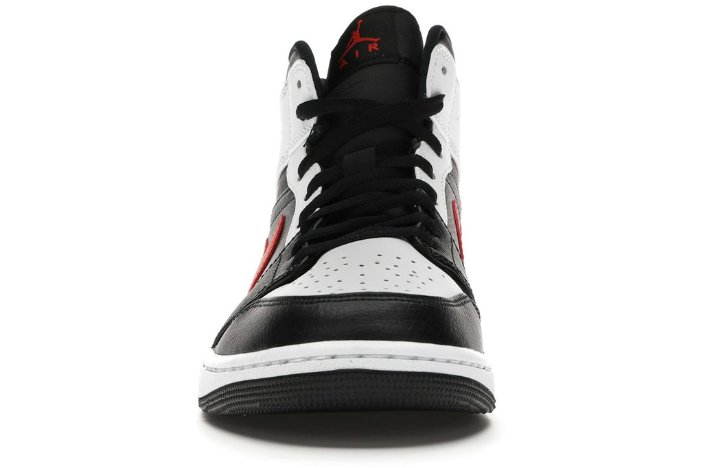 Jordan 1 Mid Black Chile Red White