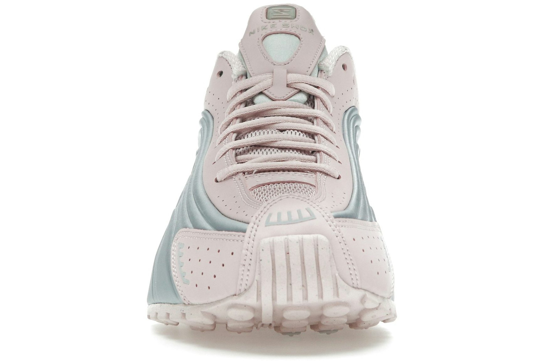 Nike Shox R4 Barely Rose Metallic Platinum (Women's)-2