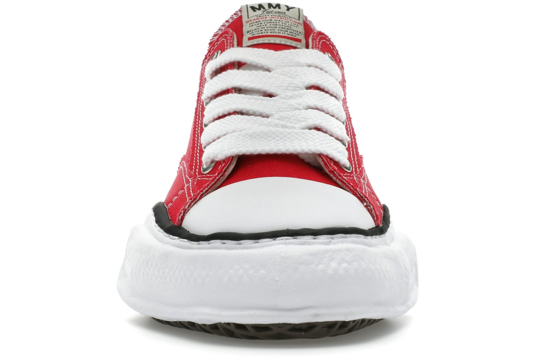 Maison Mihara Yasuhiro Peterson OG Sole Canvas Low Red-2