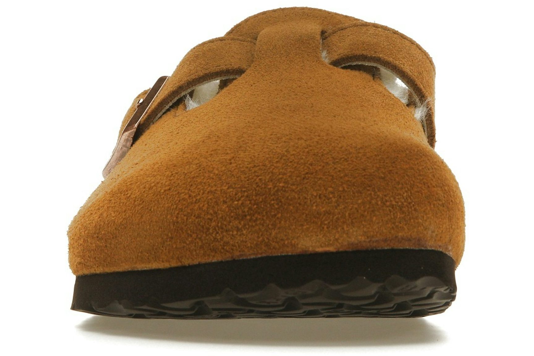 Birkenstock Boston Shearling Suede Leather Mink-2