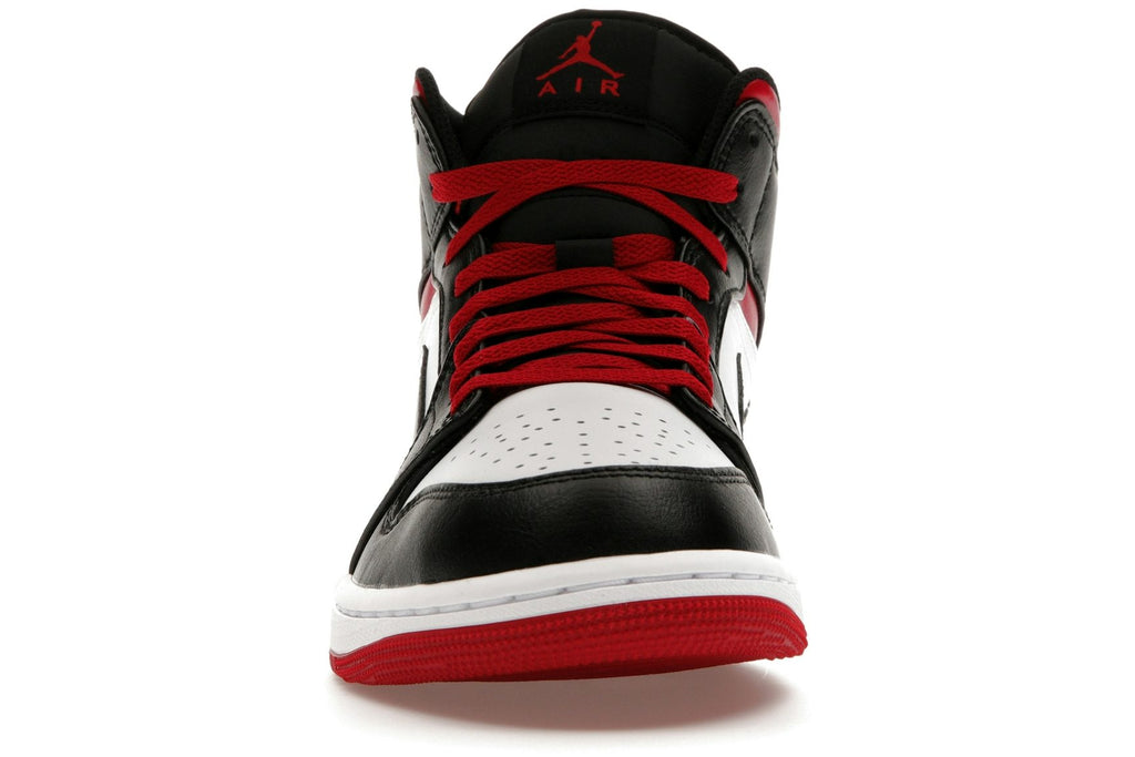 Jordan 1 Mid Gym Red Black Toe