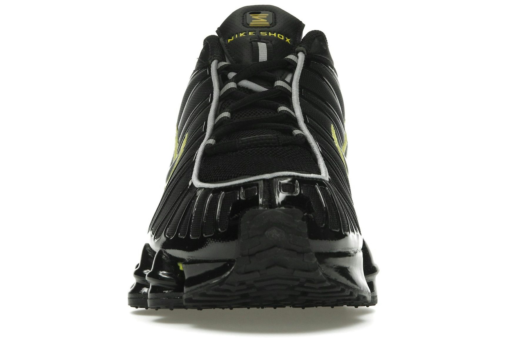 Nike Shox TL Black Dynamic Yellow Metallic Silver