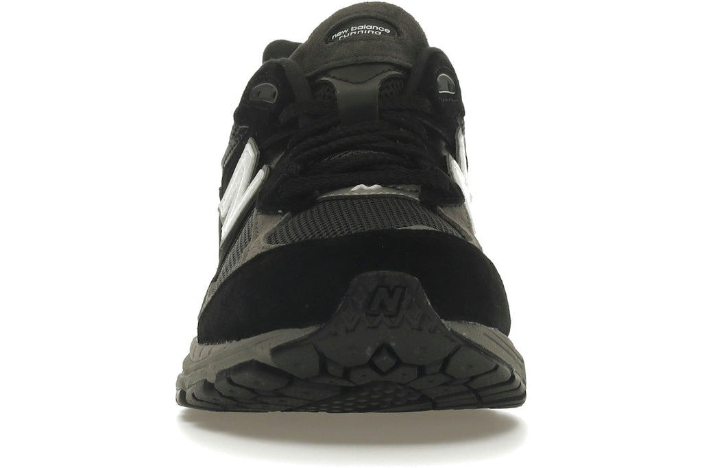 New Balance 2002R Black Dark Grey White-2