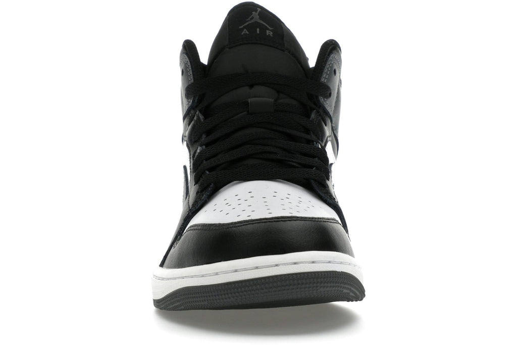 Jordan 1 Mid Black White Iron Grey