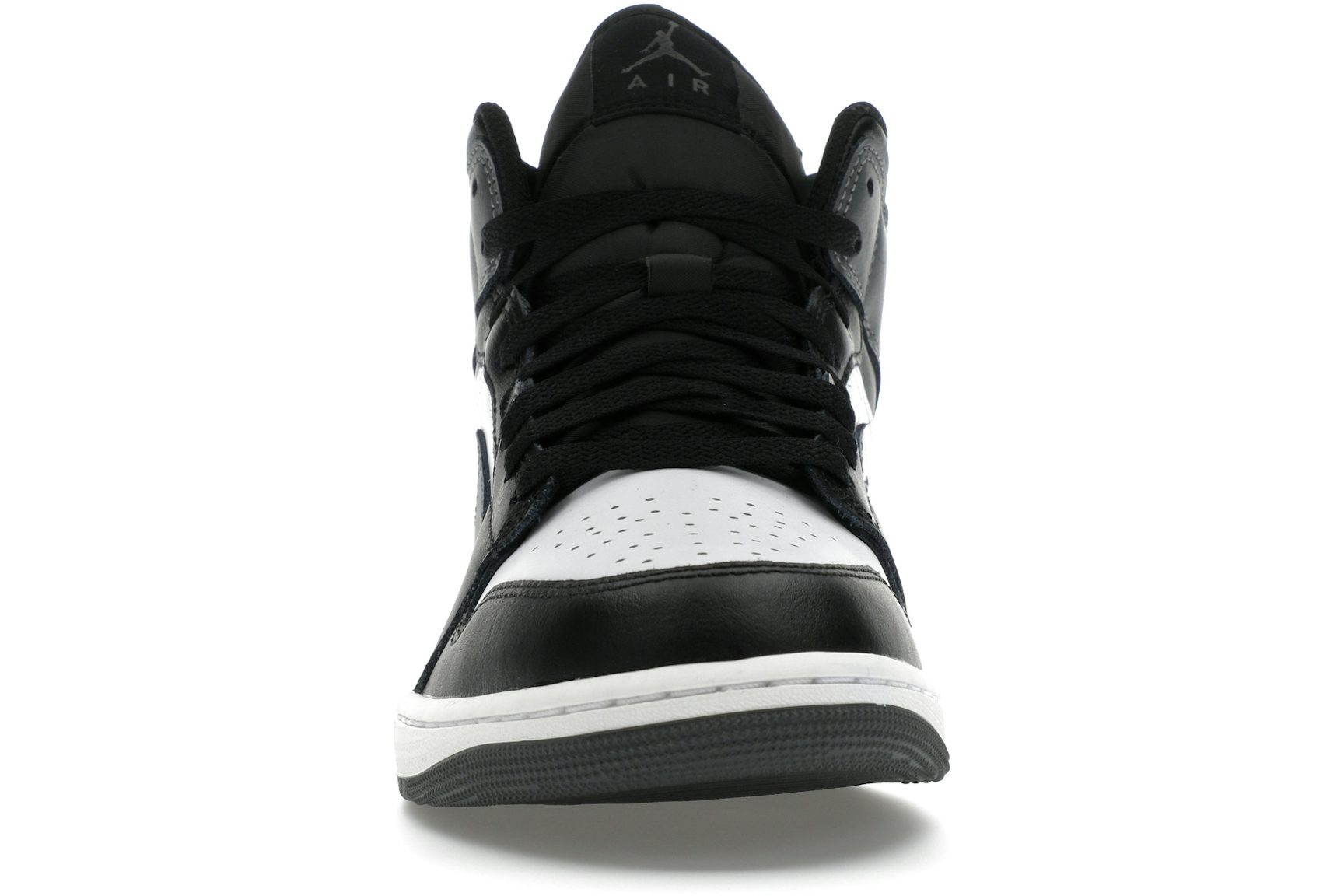 Jordan 1 Mid Black White Iron Grey