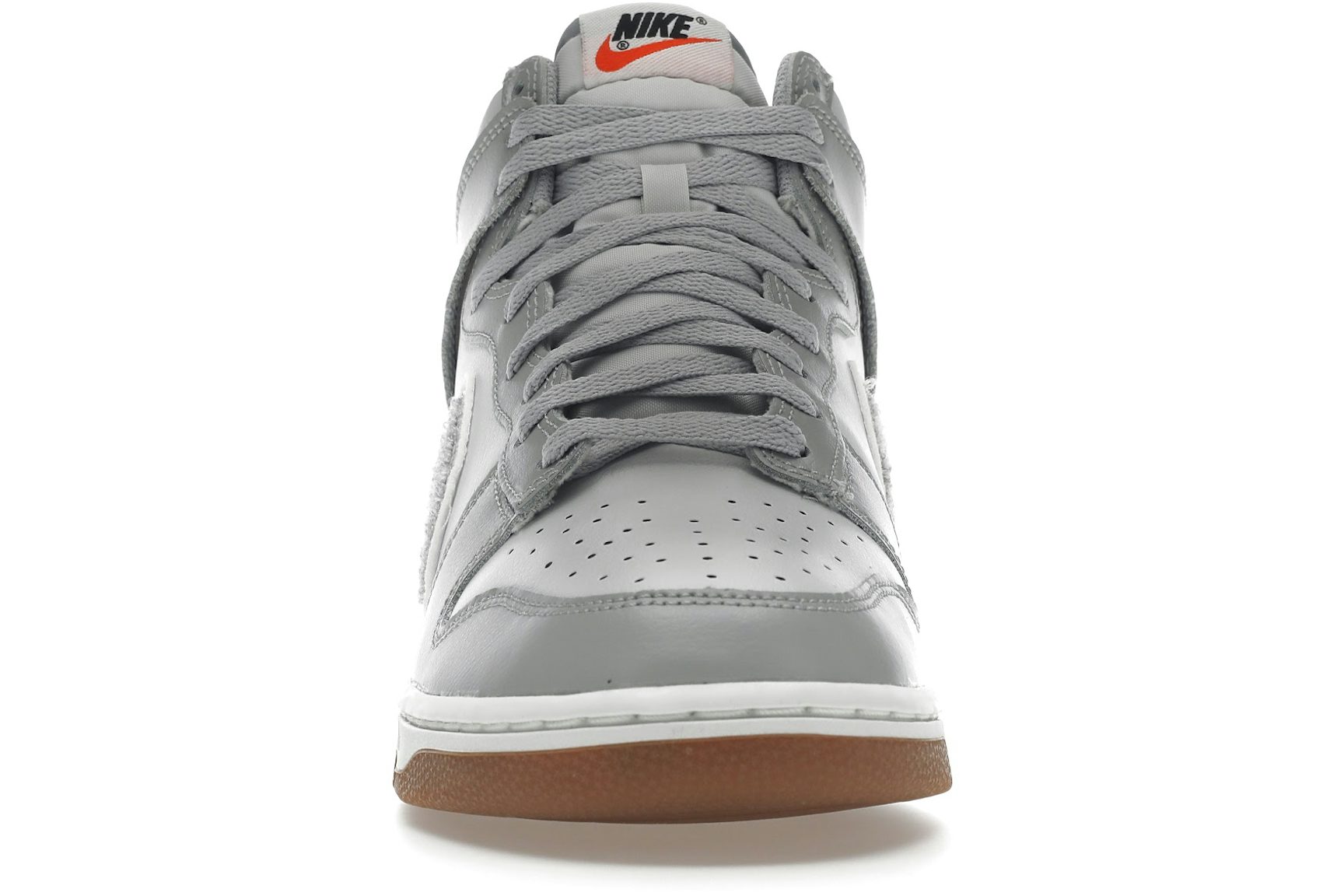 Nike Dunk High University Chenille Swoosh Light Smoke Grey-2