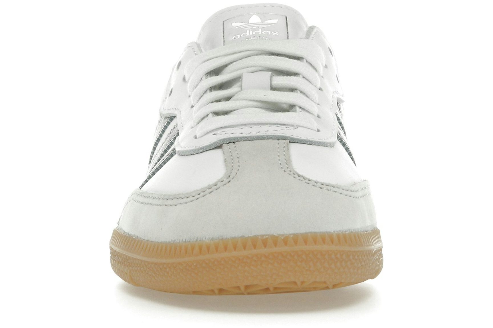 adidas Samba OG White Silver Metallic Grey (Women's)-2