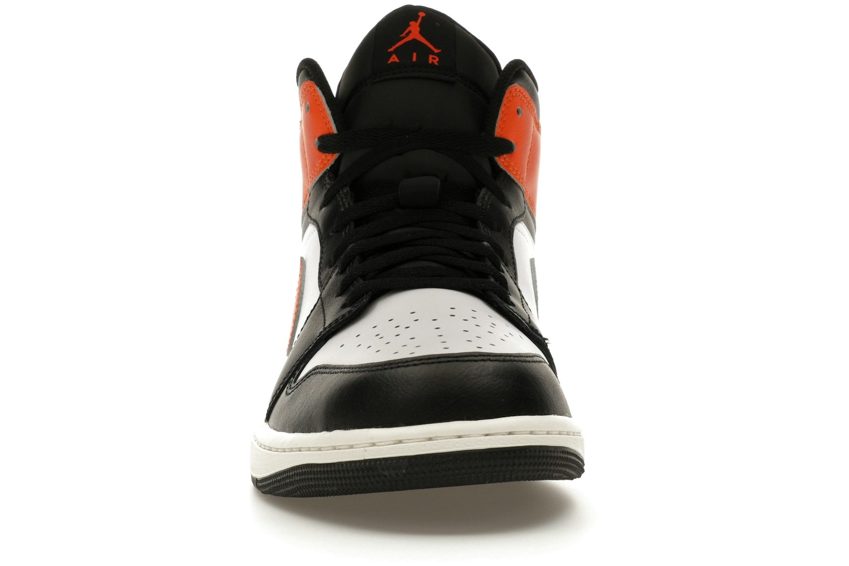 Jordan 1 Mid Black Toe Starfish