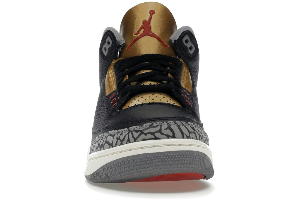 Jordan 3 Retro Black Cement Gold (Women's)-2