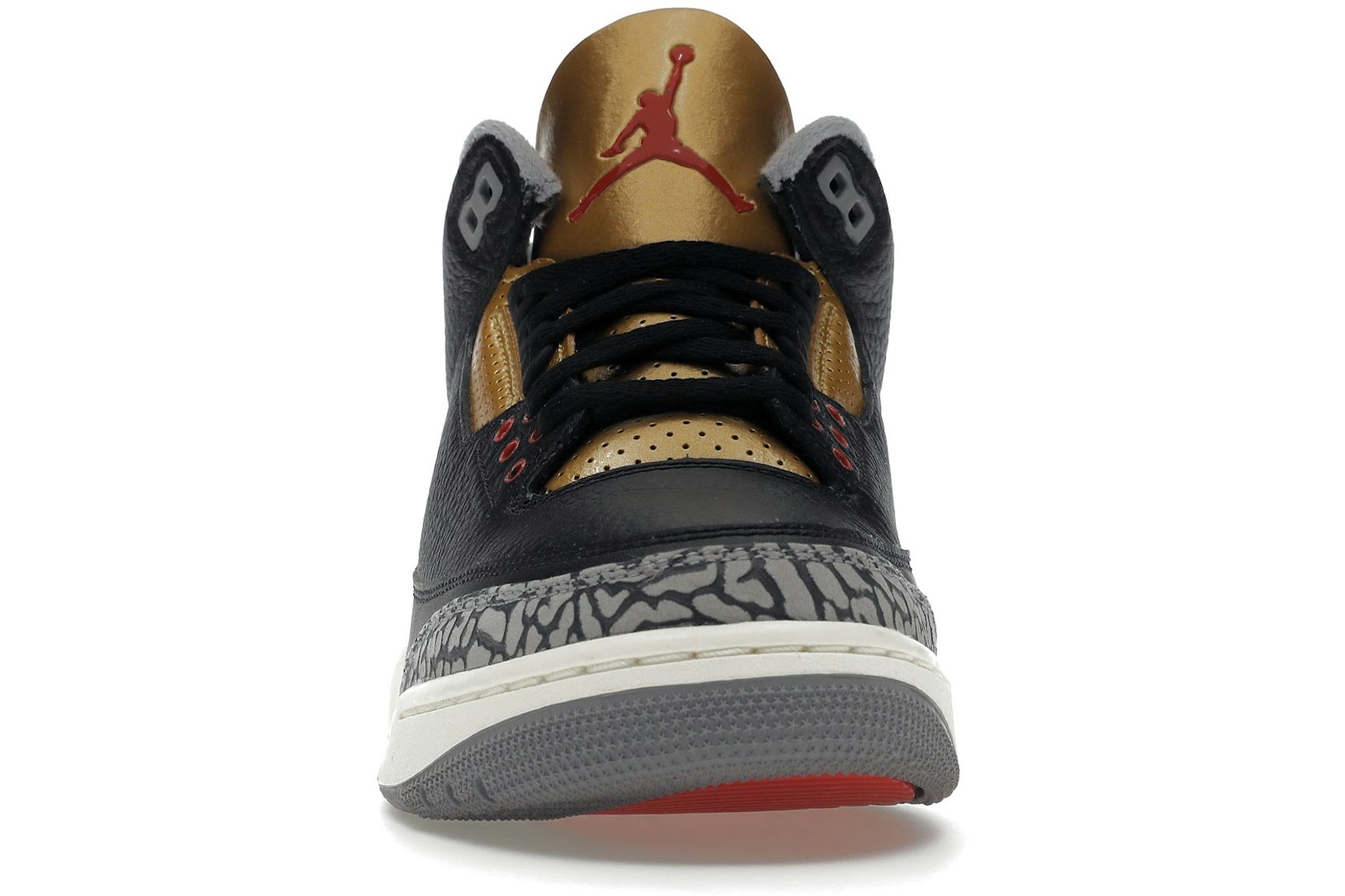 Jordan 3 Retro Black Cement Gold (Women's)-2
