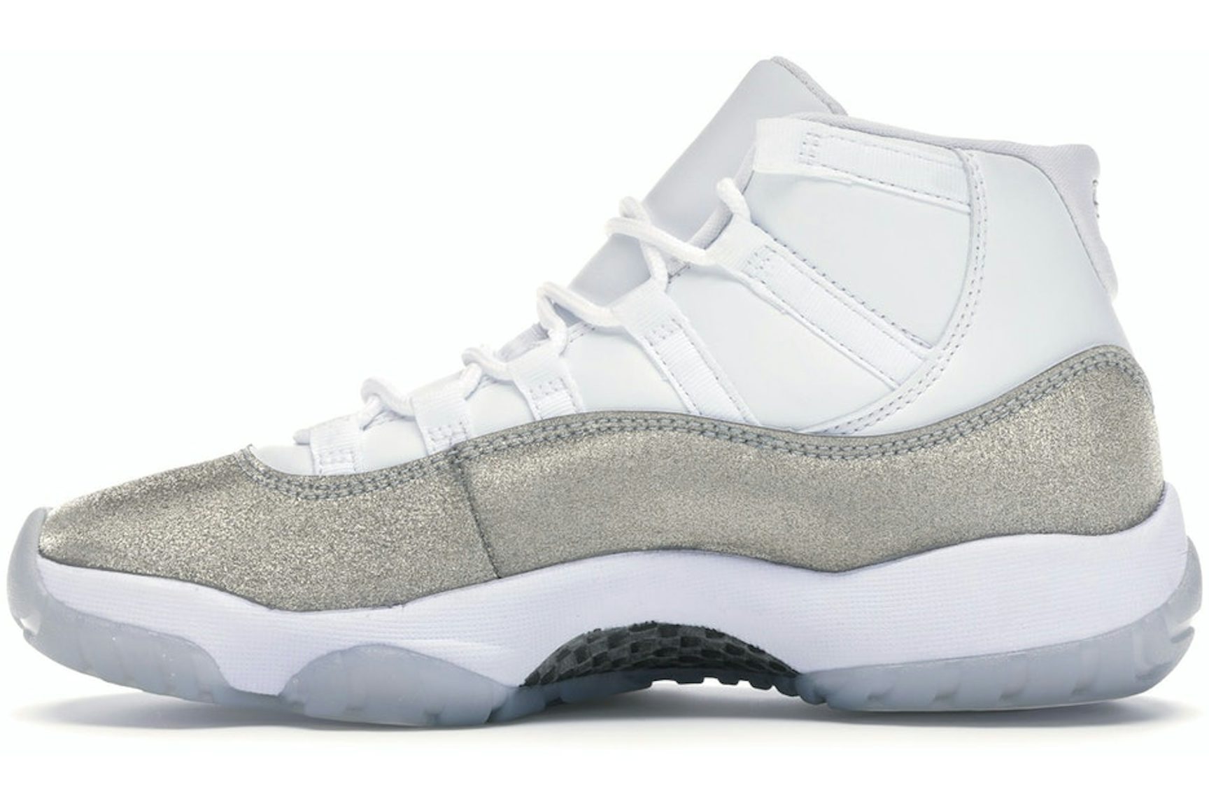 Jordan 11 Retro White Metallic Silver (Women's)-3