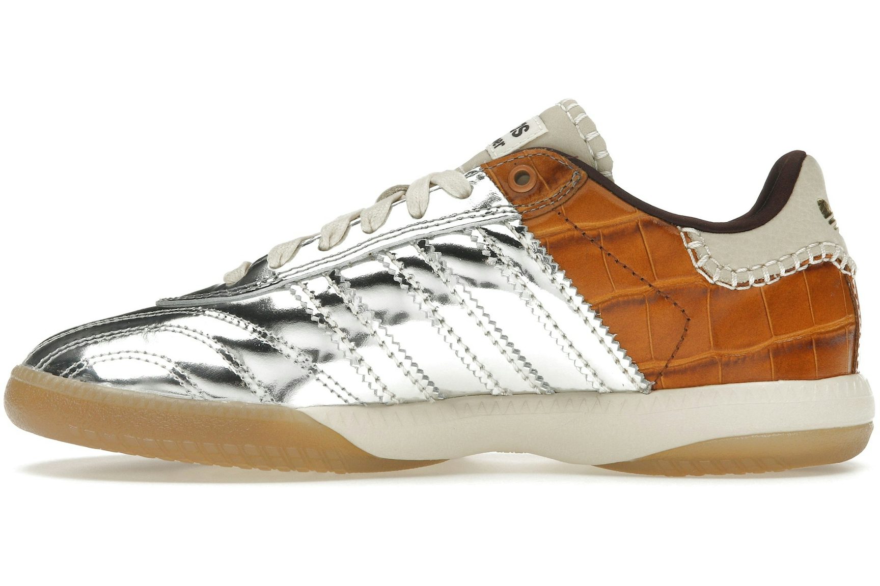 adidas Samba Millennium Wales Bonner Silver Metallic Yellow Croc-3