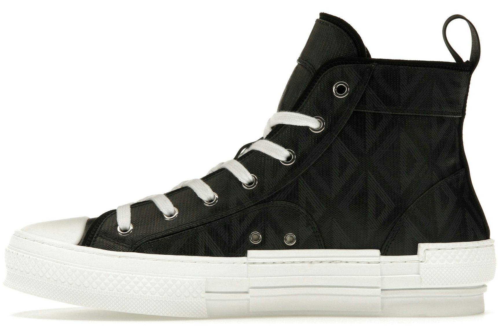 Dior B23 High Top Black CD Diamond-3