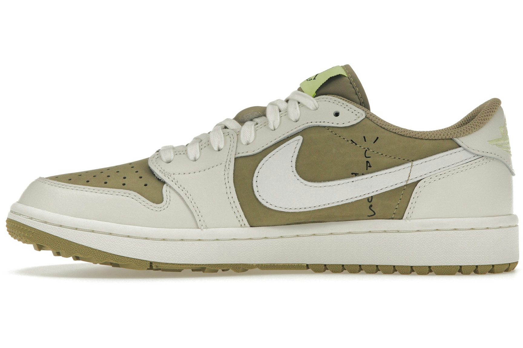 Jordan 1 Retro Low Golf Travis Scott Neutral Olive-3