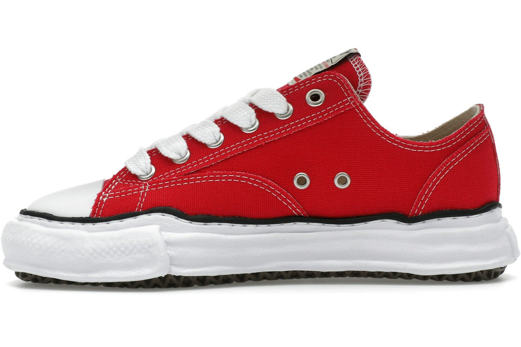 Maison Mihara Yasuhiro Peterson OG Sole Canvas Low Red-3