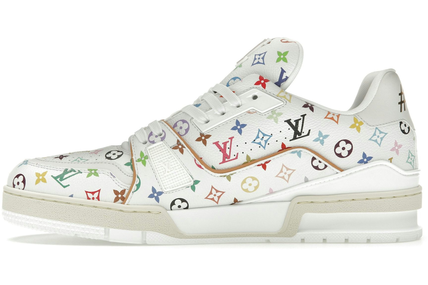Louis Vuitton LV Trainer Takashi Murakami White