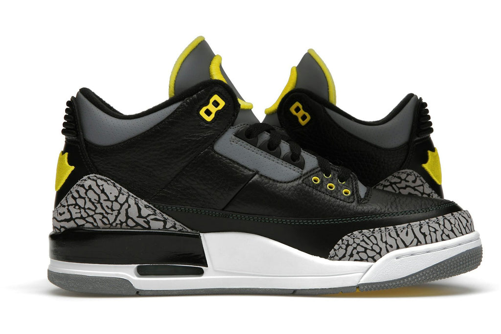 Jordan 3 Retro Oregon Ducks Pit Crew Black-3