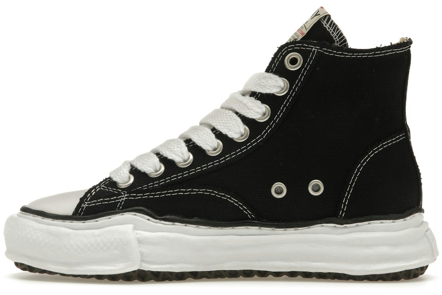 Maison Mihara Yasuhiro Peterson OG Sole Canvas High Black-3