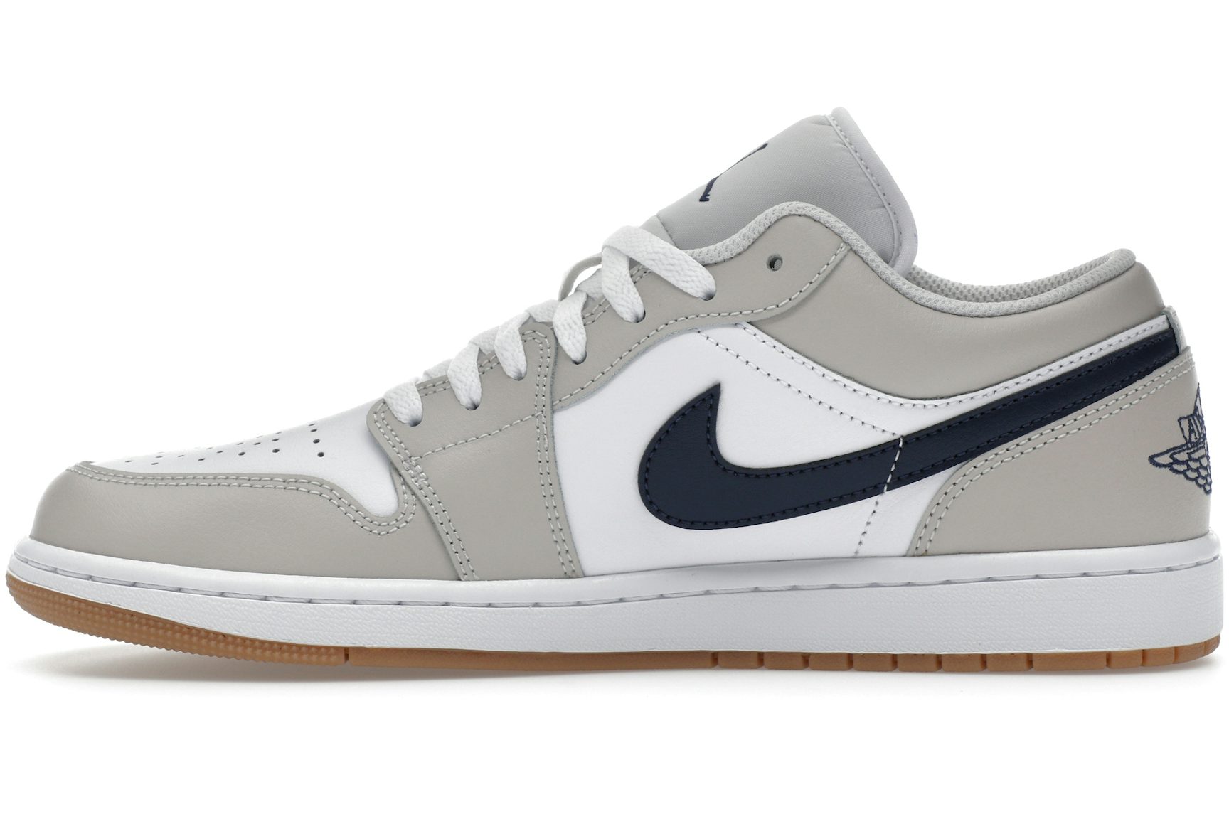 Jordan 1 Low Midnight Navy Neutral Grey-3