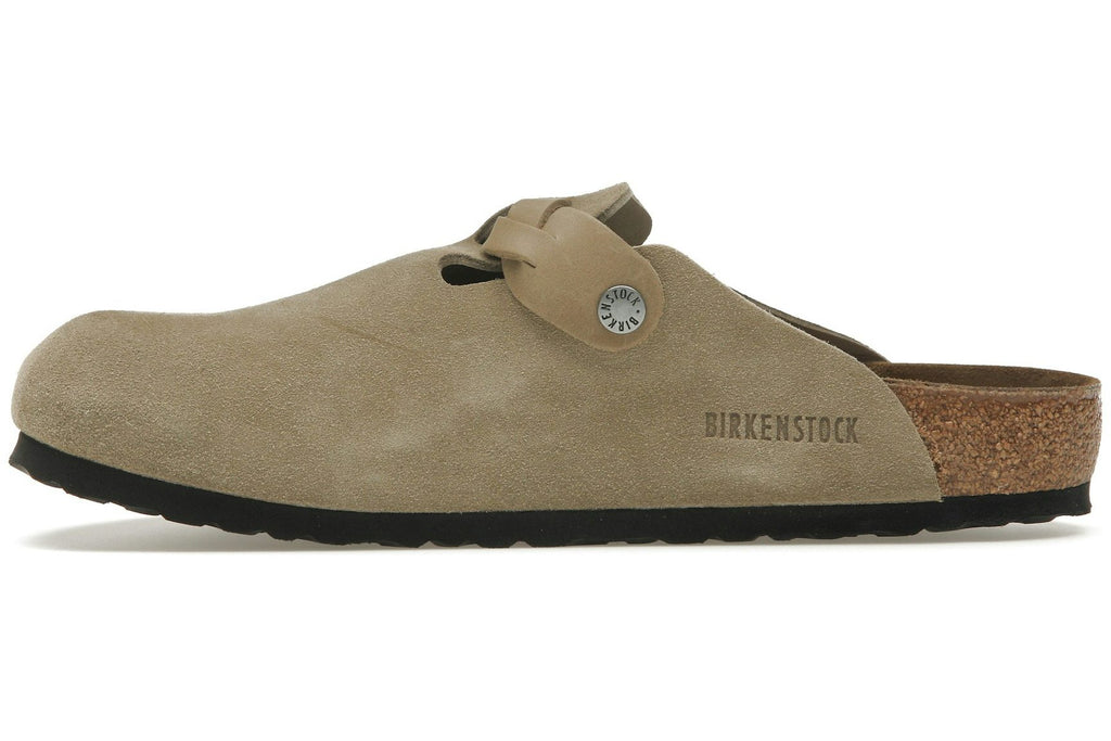 Birkenstock Boston Braided Suede Taupe-3