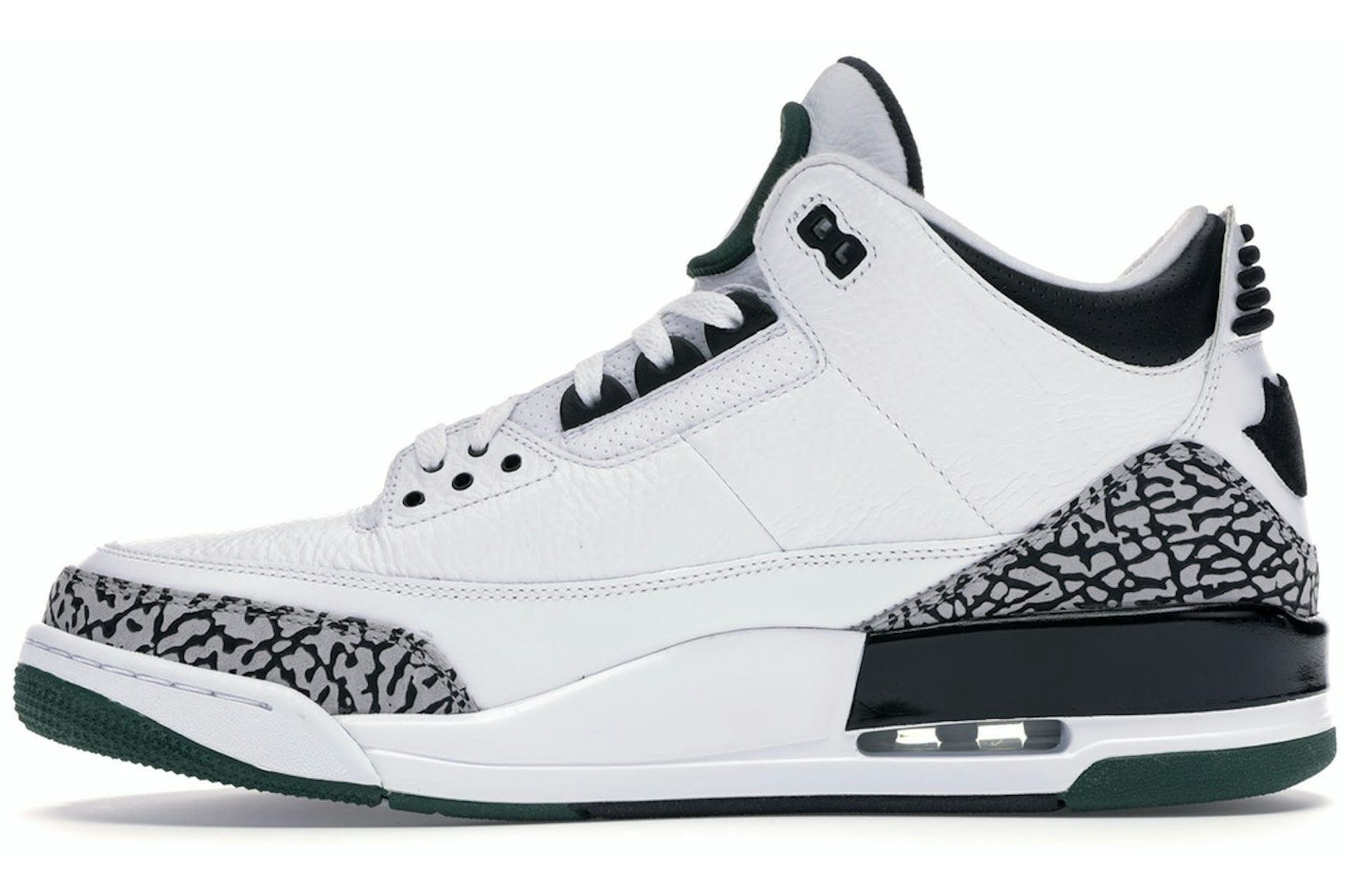 Jordan 3 Retro Oregon Ducks Pit Crew White-3
