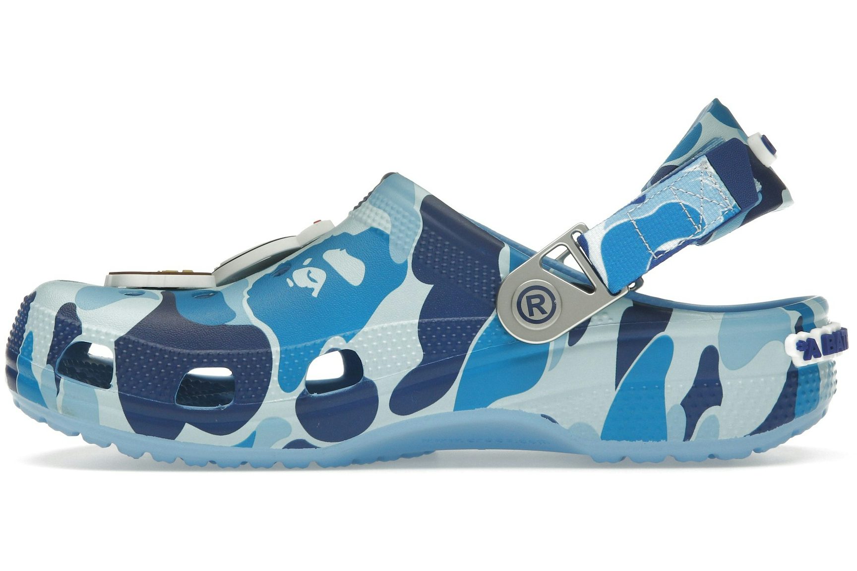 Crocs Classic Clog A Bathing Ape ABC Camo Blue