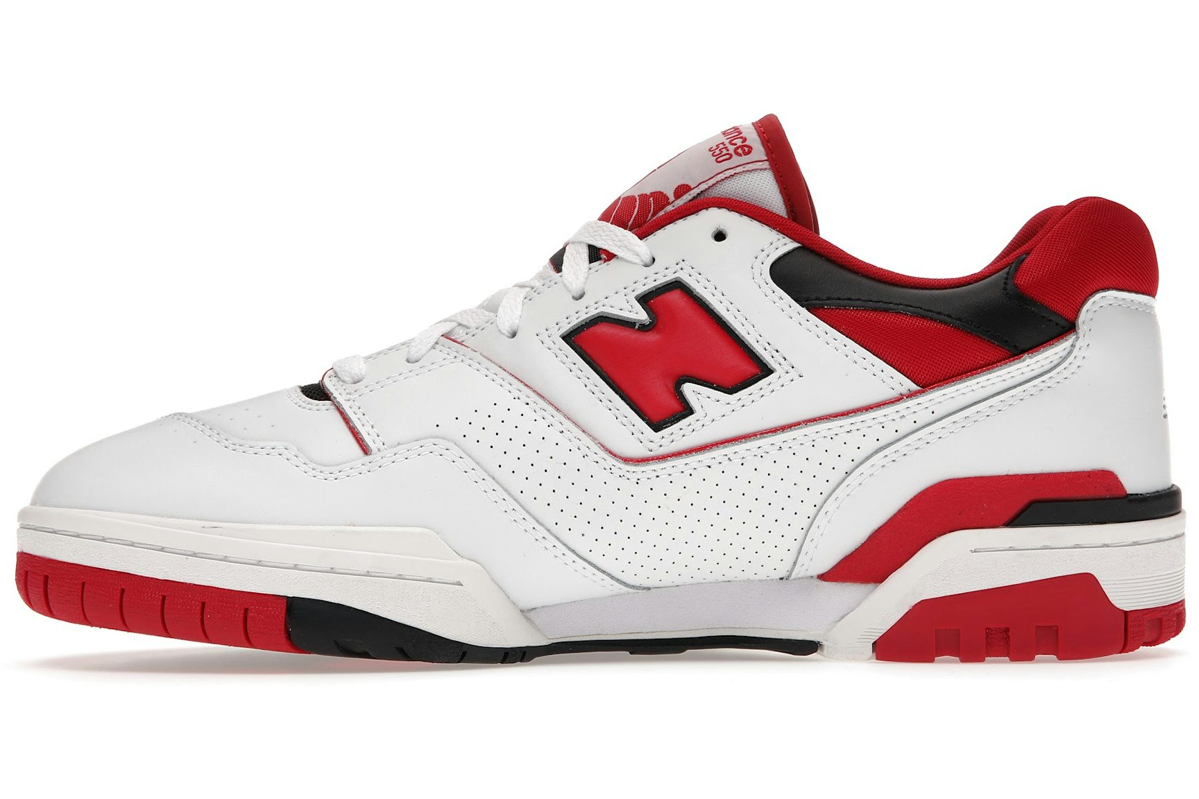 New Balance 550 White Red-3