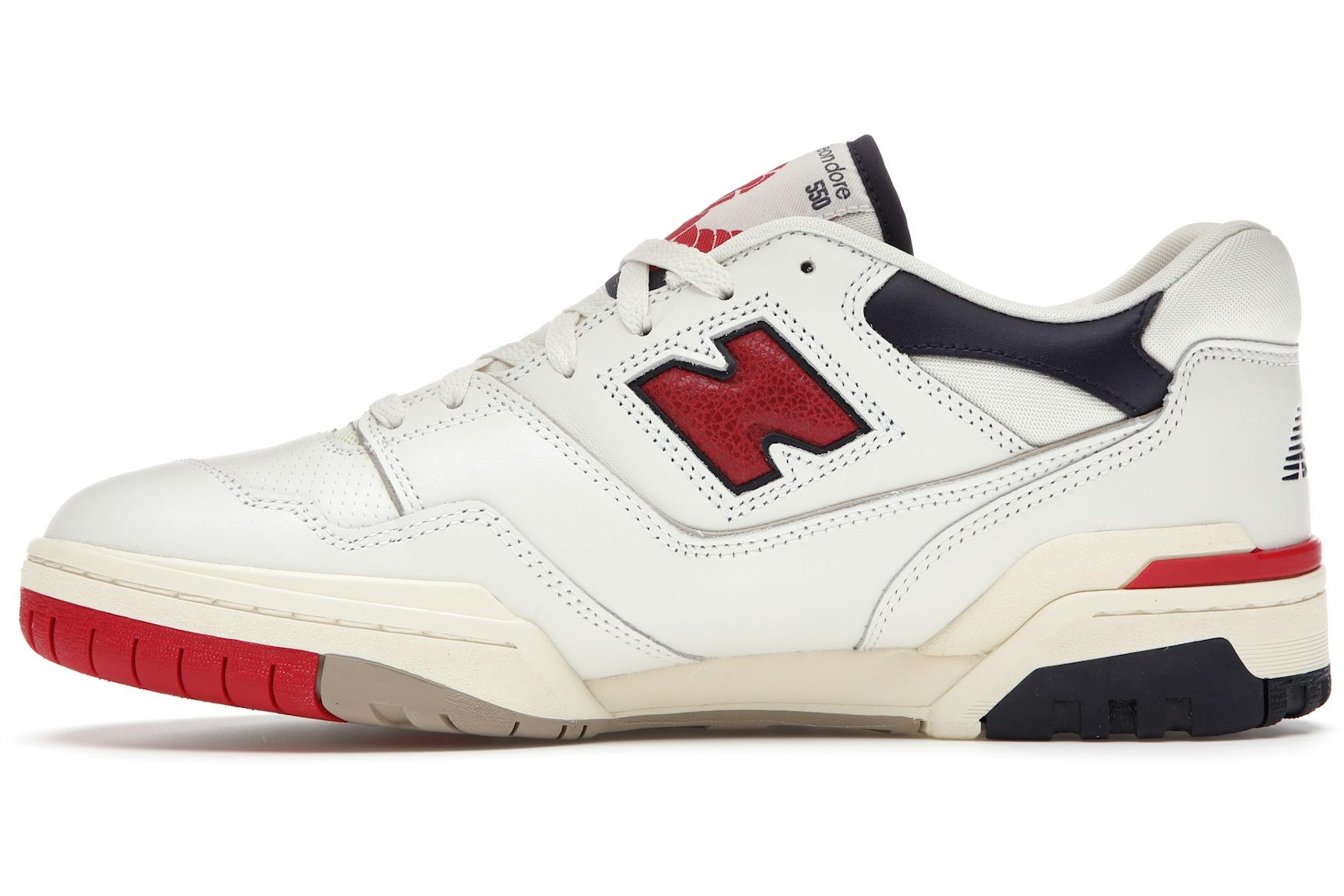 New Balance 550 Aime Leon Dore White Navy Red-3