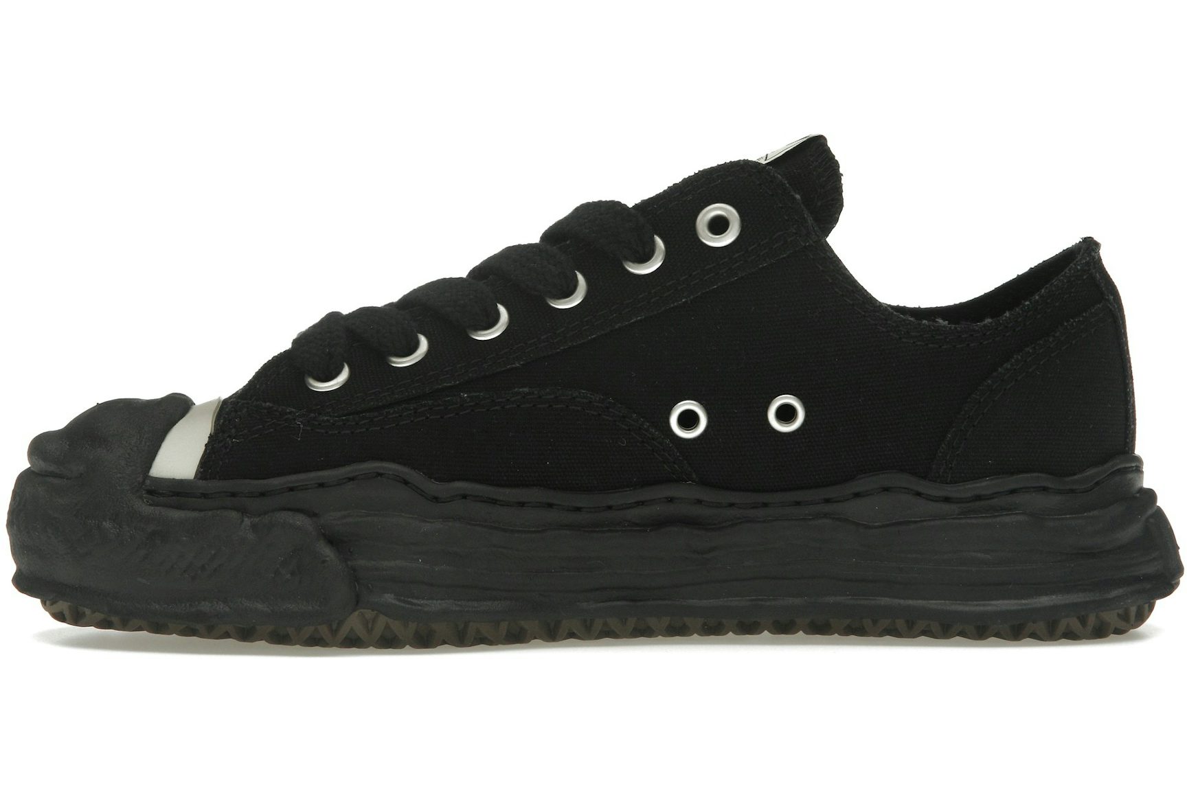 Maison Mihara Yasuhiro Hank OG Sole Canvas Low Black Black
