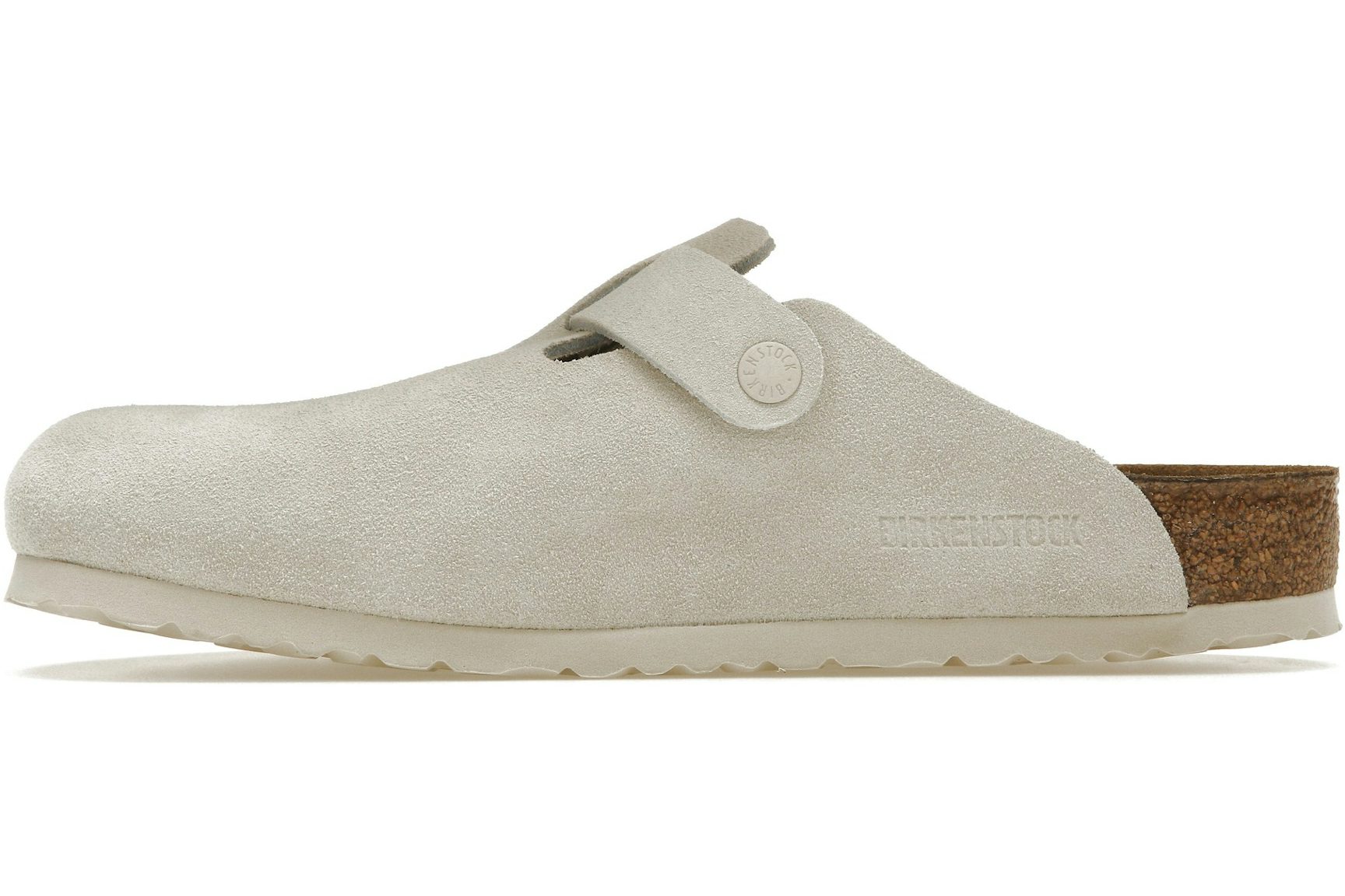 Birkenstock Boston Antique White Suede-3