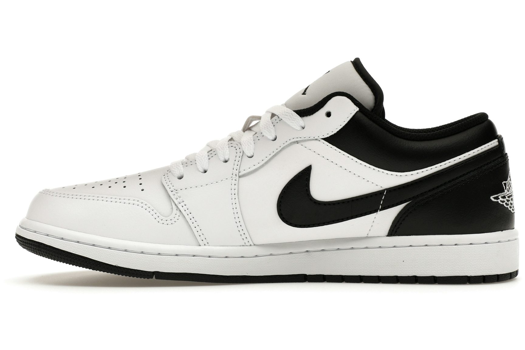 Jordan 1 Low White Black-3