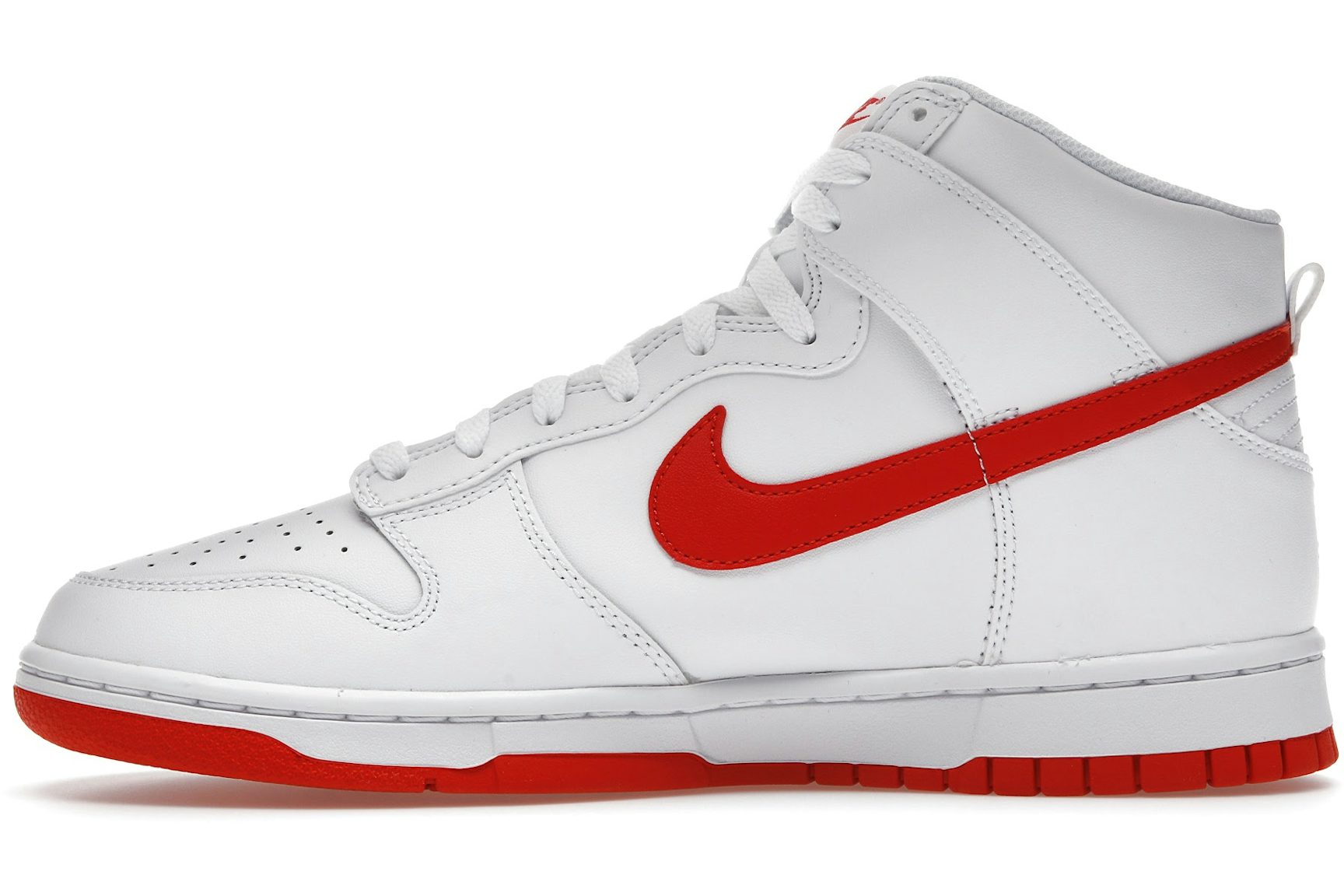 Nike Dunk High White Picante Red-3