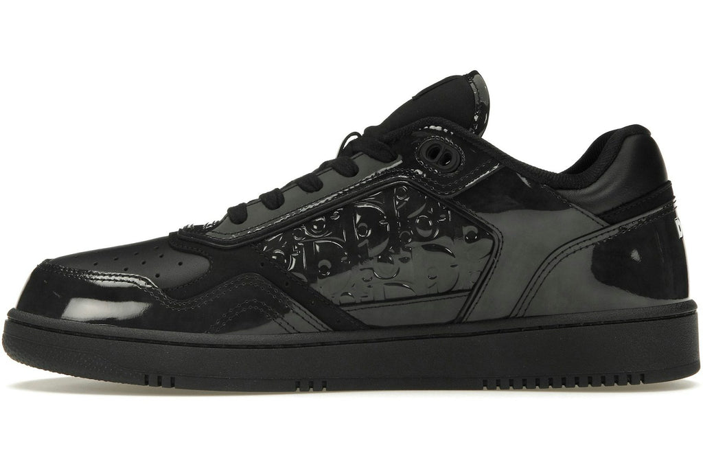 Dior B27 Low Black Patent Dior Oblique Gravity Embossed-3