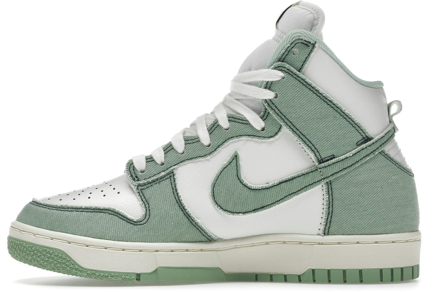 Nike Dunk High 1985 Enamel Green Denim (Women's)-3
