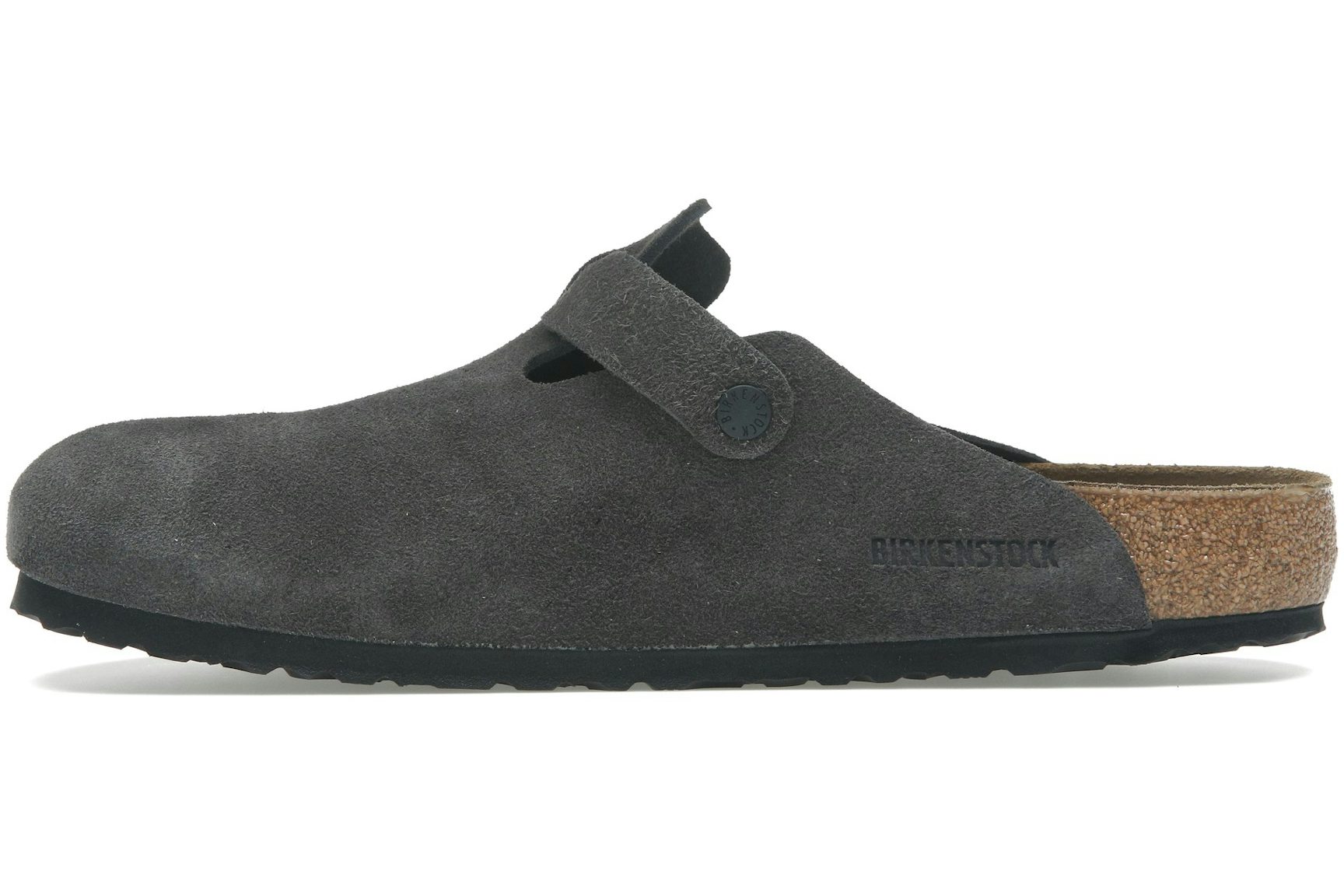 Birkenstock Boston Suede Velvet Grey-3