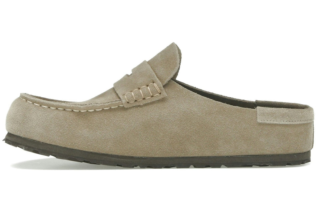 Birkenstock Naples Wrapped Suede Leather Taupe-3