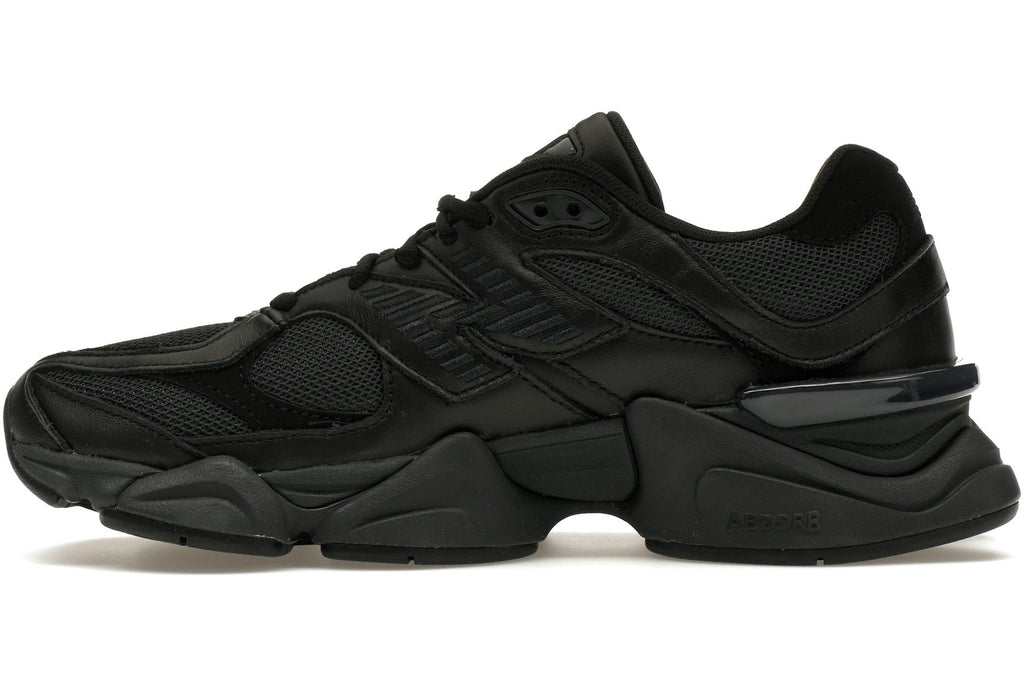 New Balance 9060 Triple Black Leather-3