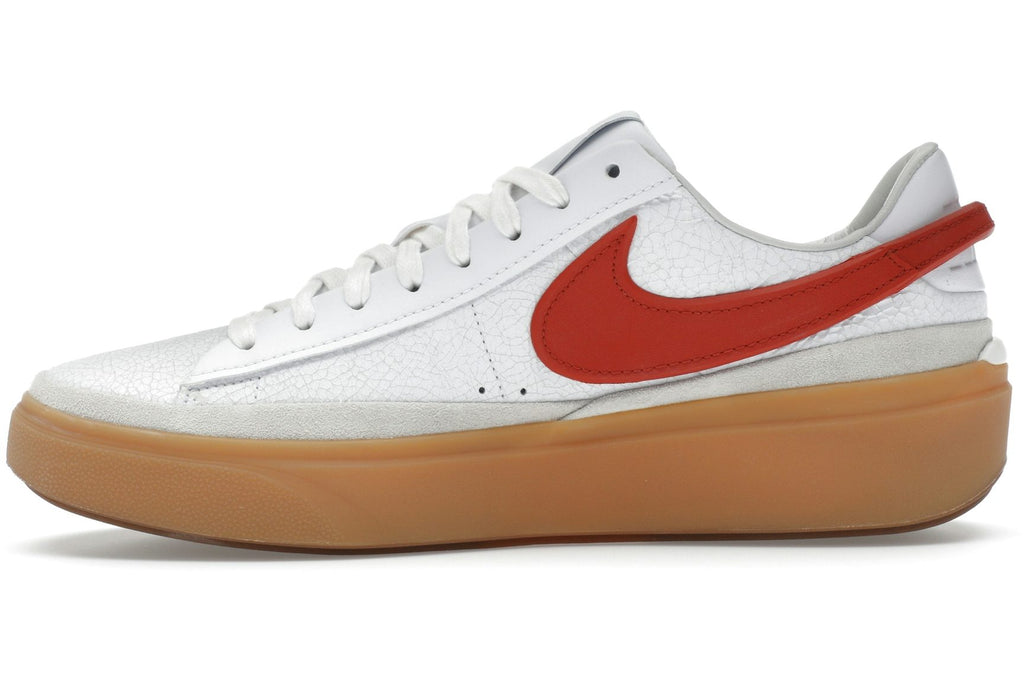 Nike Blazer Phantom Low White Dragon Red Gum-3